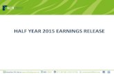 HALF YEAR 2015 EARNINGS RELEASE - KCB Group Limited · Event Ticketing using the KCB Pepea Card •6 Billers launched in Jun-15 •Transactions over KShs 4.7M •140,000 KCB Pepea