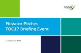 Elevator Pitches TOC17 Briefing Event - RSSB Pitches.pdf · TOC17 Briefing Event 11 December 2017 • Nick Coad, Business Development Advisor • nickcoad@urban-control.com • 07769