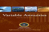 Variable Annuities - Investor.gov Annuities.pdfVariable Annuities Variable annuities have become a part of the retirement and investment plans of many Americans. Before you buy a variable