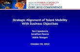Strategic Alignment of Talent Mobility With Business ... · PDF fileStrategic Alignment of Talent Mobility With Business Objectives ... Alignment of mobility strategy with business