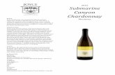2016! Submarine Canyon, Chardonnay, - Joyce …joycevineyards.com/wp-content/uploads/2017/06/subcanyon...Submarine Canyon, Chardonnay, Monterey!!!!! Title Microsoft Word - subcanyonchard2015techsheet.docx