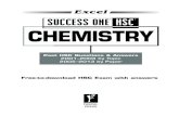 SUCCESS ONE HSC CHEMISTRY - Place to Ace your HSC … · SUCCESS ONE ® HSC * CHEMISTRY ... 2005–2013 by Paper Free-to-download HSC Exam with answers. Chemistry 2020 2012 HIGHER