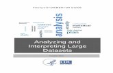 Analyzing and Interpreting Large Datasets Advanced … of association. problem ... ANALYZING AND INTERPRETING LARGE DATASETS ... This training module is self-paced.