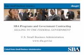 SBA Programs and Government Contracting - Navajo …navajobusiness.com/pdf/BusOpportDay/SBACertftnPrsnttnApril2012... · SBA Programs and Government Contracting ... – Applicant
