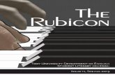 The Rubicon - Troy Universitytrop.troy.edu/rubicon/Rubicon11.pdfThe Rubicon ©2015 TROY UNIVERSITY DEPARTMENT OF ENGLISH Many thanks for your support and interest. We are a small,