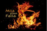 plays Falla - Naxos Music Library · PDF fileDanza ritual del fuego Ritual Fire Dance (4’15’’) ... En cambio, en la Cubana, el tema de la guajira caribeña se mantiene con un