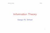 Information Theorysrihari/CSE574/Chap1/Information-Theory.pdf · Machine Learning Srihari 3 Information Measure • How much information is received when we observe a specific value