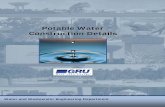 Potable Water Construction Details Cover - GRU€¦ ·  · 2018-02-02thrust block design - bearing area page: w-2.2 ... concrete pipe thrust block - bend page: w-2.5 ... concrete