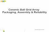 Ceramic Ball Grid Array - NXP Semiconductors | …€¦ ·  · 2016-11-23C4 = C ontrolled C ollapse C hip C ... Results in Shorting Balls. ... – False Indictment of the BGA by