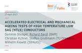 ACCELERATED ELECTRICAL AND MECHANICAL AGEING TESTS … · 18-May-17 Accelerated Electrical and Mechanical Ageing Tests of HTLS ... stress strain Conductor ... Accelerated Electrical