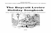 The Anti-Leviev Holiday Songbook - Adalah-NY · ADALAH-NY: THE NEW YORK CAMPAIGN FOR THE BOYCOTT OF ISRAEL The Boycott Leviev Holiday Songbook Why SHOP when you can help STOP Apartheid?