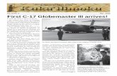 Vol. 53 No. 2 Mar. 2006 First C-17 Globemaster III arrives! ·  · 2015-12-17Vol. 53 No. 2 Mar. 2006 First C-17 Globemaster III arrives! Ke Aloha, the first of Hickam AFB’s C-17