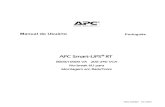 APC Smart-UPSﬁ RTpdfs\produtos\00503203300… ·  · 2012-10-30990-2689D 01/2007 Manual do UsuÆrio PortuguŒs APC Smart-UPSﬁ RT 8000/10000 VA 200-240 VCA No-break 6U para Montagem