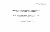 SPECIFIC MAINTENANCE PRACTICES FOR … standard... · Web viewSPECIFIC MAINTENANCE PRACTICES FOR ROTATING EQUIPMENT OISD RECOMMENDED PRACTICE 126 First Edition, August 1990 Amended