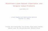 Multilinear Least Square, Eigenvalue, and Singular Value ...lekheng/work/lao.pdf · Multilinear Least Square, Eigenvalue, and Singular Value Problems ... Multilinear Matrix Multiplication:
