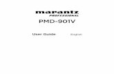 PMD-901V User Guide - decibel.ch · 3 Introduction Thanks for choosing the Marantz Pro PMD-901V. Please see this guide’s Features chapter to learn about PMD-901V’s features, and