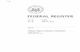 Federal Deposit Insurance Corporation · Federal Deposit Insurance Corporation 12 CFR Part 327 Assessments; Final Rule ... assessment system described in the final rule will become