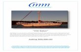 “HW Baker” Asking $69,900 - Yacht€¦ · “HW Baker” is a no nonsense solid steel hard chined aft cabin pilot ... Nissan ED33 , 80hp. ZF63a gearbox ... Admiralty + 70m x 10
