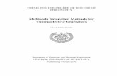 Multiscale Simulation Methods for Thermoelectric Generatorspublications.lib.chalmers.se/records/fulltext/233980/233980.pdf · Multiscale Simulation Methods for Thermoelectric Generators