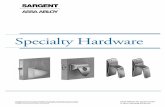 Specialty Hardware Catalogue - Penner Doors an integral part of the finish coating, MicroShield ... Specialty Hardware Catalogue.pdf ...