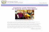 Caring for Others in Their Time of Need - Missionary Sisters …€¦ ·  · 2016-09-13Caring for Others in Their Time of Need Cabrini High School faculty members prepared and served