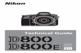 Nikon D800 Technical Guide - nikonsupport.eu Tech Guide/D800... · ii Introduction This “Technical Guide” details the principal techniques used to create two of the more technically