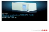 Busbar protection REB670 ANSI Customized Product Guide€¦ · For busbar protection applications typical setting value for the ... non-directional overcurrent ... PH4SPTOC 51 Four