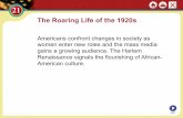 The Roaring Life of the 1920s - mrrosenleaf.commrrosenleaf.com/documents/AmericansChapter21.pdf · SECTION 1 SECTION 2 SECTION 3 SECTION 4 Changing Ways of Life The Twenties Woman