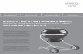 Kugelgrill | Kettle Grill | Barbecue à charbon · The installation manual for assembly can be ... No.1 F50 AIR: max. 1,5 kg ... q Kugel aus hochwertigem Stahl, komplett porzellanemailliert