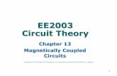 EE2003 Circuit Theory - Tom Reboldtomrebold.com/engr12/Spring15/week13/lec14.pdfCircuit Theory Chapter 13 ... Handouts 20 . 21 Example 4 An ideal transformer is rated at 2400/120V,