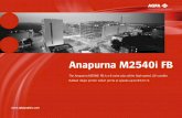 Anapurna M2540i FB - Printingworld.it€¦ · Anapurna M2540i FB The Anapurna M2540i FB is a 6-color plus white high-speed, UV-curable flatbed inkjet printer which prints at speeds