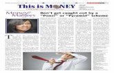 Monday 26 September 2016 BUSINESS DAY This is M NEY · A Ponzi scheme is a fraudulent scam that ... Instagram and Twitter: @ mmwithnimi, Facebook and Google+: ‘Money Matters with