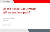 Oil and Natural Gas Demand: Will we see them peak? · Oil and Natural Gas Demand: Will we see them peak? ... 2015 2020 2025 2030 2035 2040 2045 ... growth sooner than the oil industry