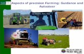 Aspects of precision Farming: Guidance and Autosteeratlas.massey.ac.nz/Courses/P_Ag/Autosteer and Guidance.pdf · If the driver deviates off the track then red warning lights will