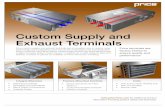 Custom Supply and Exhaust Terminals - buckleyonline.com VAV Indd file_hb_v00… · • ARI 410 Certified ... Price custom supply and exhaust terminals are an excellent way to ...