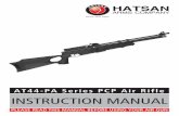 AT44-PA Series PCP Air Rifle INSTRUCTION MANUALcdn.pyramydair.com/site/manuals/AT44-PA_manual_gb.pdfINSTRUCTION MANUAL AT44-PA Series PCP Air Rifle HATSAN ARMS COMPANY PLEASE READ