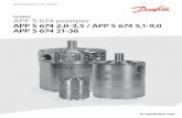 APP S 674 Pumps; APP S 674 2.0-3.5 ... - files.danfoss.comfiles.danfoss.com/documents/521B1187_Data sheet APP S 674 pumps… · - Super Duplex rustfritt stål M-630 fra NORSOK M-650-sertifiserte