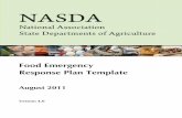 Food Emergency Response Plan Template - Kansas … Emergency Response Plan Template August 2011 Version 4.0 ii Food Emergency Response Plan This work was funded by the Office of Health