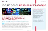2017 BDO IPO OUTLOOK€¦ · According to the 2017 BDO IPO Outlook, BDO USA’s annual survey of capital markets executives at leading investment banks, there were multiple contributing