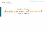 SFBU WhitePaper …go.cloudsherpas.com/rs/cloud_sherpas/images/SFBU_WhitePaper_Sal… · DEPLOYMENT CHECKLIST 2 | Salesforce Deployment Checklist for Banks INTRODUCTION The idea of