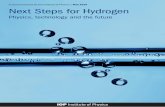 Physics, technology and the future - Institute of Physics Krishnamurthy, Department of Engineering and Innovation, The Open University, UK NEXT STEPS FOR HYDROGEN: PHYSICS, TECHNOLOGY