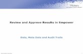 Review and Approve Results in Empower - Rx-360 …rx-360.org/wp-content/uploads/EMPOWER-DATA-REVIEW... · Review and Approve Results in Empower Data, ... control procedures ... Signing
