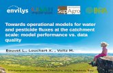 Towards operational models for water and pesticide …convegni.unicatt.it/meetings_spc2011_orals_Bouvet.pdf · Towards operational models for water and pesticide fluxes at the catchment