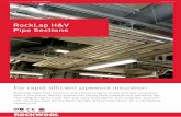 RockLap H&V Pipe Sections - ROCKWOOL Master · accordance with BS EN 14303. For more information ... Consider a 169 mm o.D. hot water pipe running at 75°C with an ambient temperature