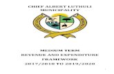 CHIEF ALBERT LUTHULI MUNICIPALITY · INSURANCE- Insurance ... ALM (RO) – Chief Albert Luthuli Municipality (Roll ... Our municipality have been able to design built a bridge at