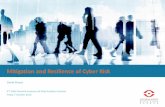 Mitigation and Resilience of Cyber Risk - actuaries.org.hk GI Seminar 2016/05... · Mitigation and Resilience of Cyber Risk . 2 ... • The physical world used resilience and mitigation