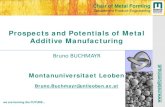 Prospects and Potentials of Metal Additive Manufacturing …€¦ ·  · 2018-02-19Prospects and Potentials of Metal Additive Manufacturing Bruno BUCHMAYR ... 5 2. nd. Europ. Sci.