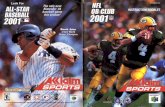NFL Quarterback Club 2001 - Nintendo N64 - Manual ... · SPIN JUKE STIFF ARM LATERAL Catching the ... Offense Playbook Select the offensive scheme of your Choice. Facility Choose