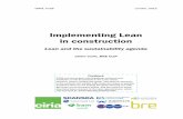 Implementing Lean in construction - Highways Englandassets.highways.gov.uk/specialist-information/knowledge-compendium... · CIRIA, C726 London, 2013 Implementing Lean in construction