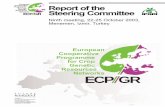 Report of the Steering Committee - ECPGR: ECPGR … of the Steering Committee Ninth meeting, 22-25 October 2003, Menemen, Izmir, Turkey ECP GR European Cooperative Programme for Crop